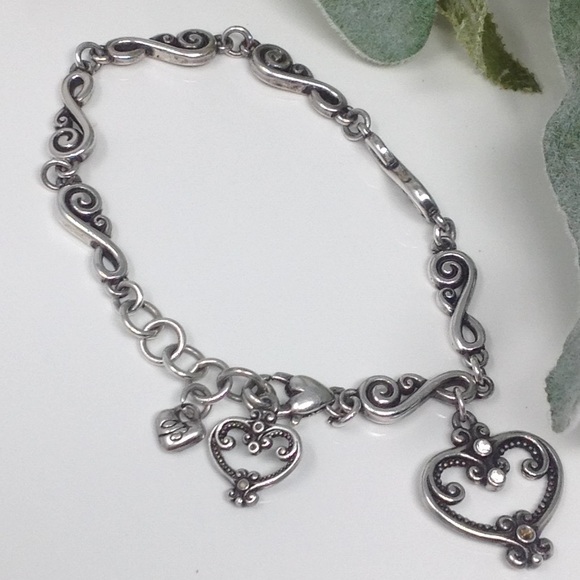 Brighton Jewelry - Brighton Antiqued hearts Bracelet